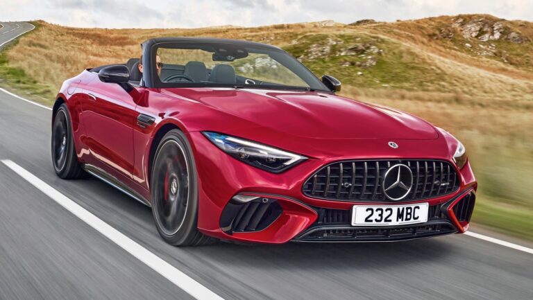 New Mercedes-AMG SL 55 2023 review