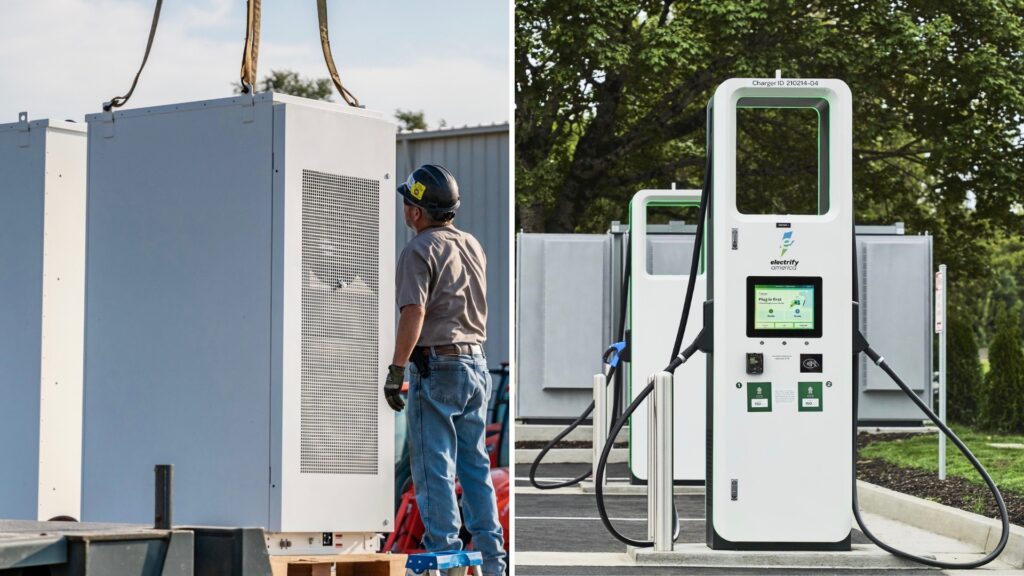 Battery storage allows more flexibility for DC fast-charging station locations