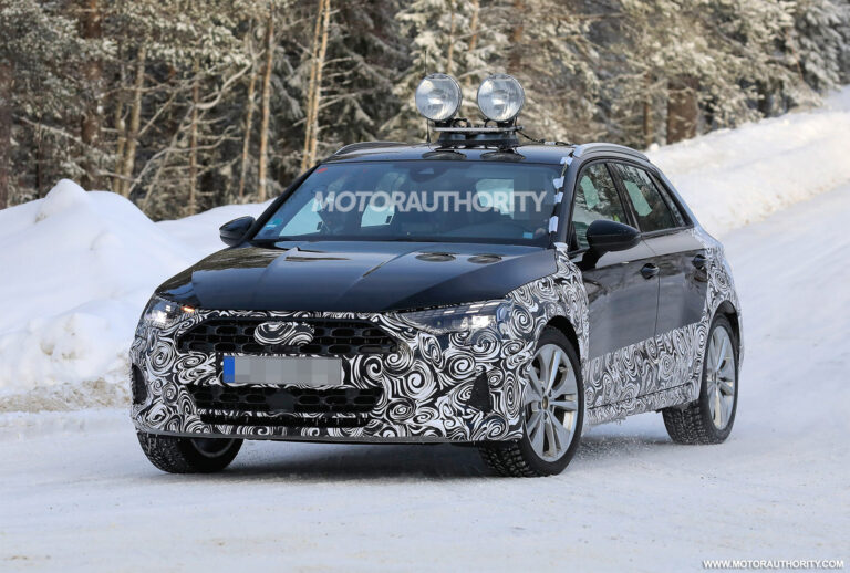 2025 Audi A3 Sportback spy shots