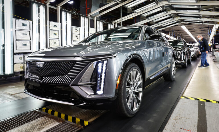 Trio of Cadillac EVs to debut in 2023, start production in 2024