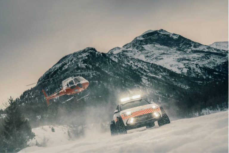 Genesis concept remakes GV60 EV as off-road rescue vehicle