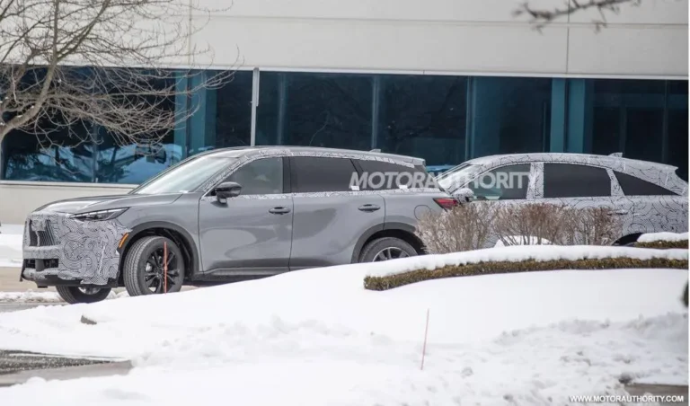 2026 Infiniti QX65 coupe-like SUV spied for first time