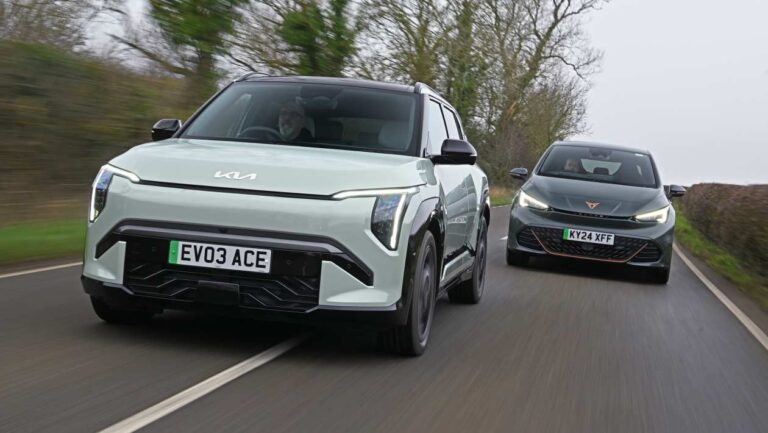 Kia EV3 vs Cupra Born: electric newcomer faces off against sporty hatch