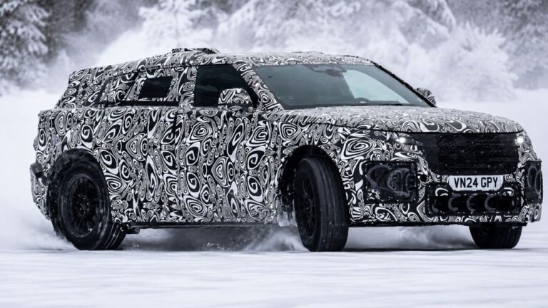Range Rover GT teaser video shows the electric SUV drifting in snow