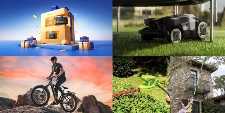 Bluetti exclusive 6th Anniversary power station sale from $799, roborock RockMow X115H 4WD robot mower $799 off, more