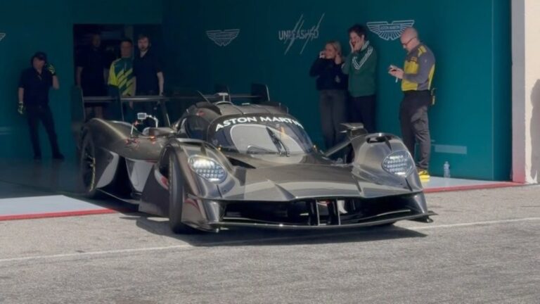 Fernando Alonso takes Aston Martin Valkyrie LM for a hot lap in France