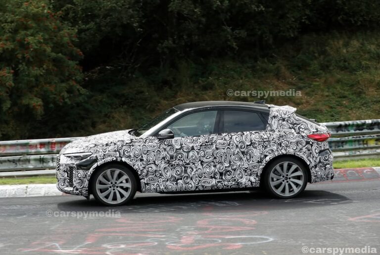 New Audi RS Q5 Sportback spotted for the first time; Testing at Nurburgring