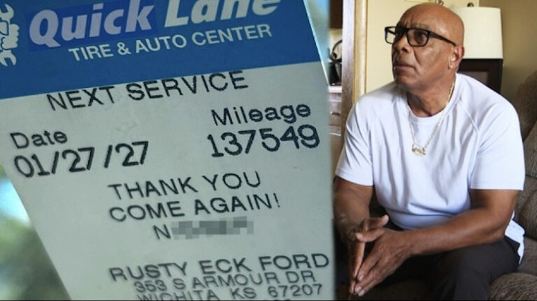 Black Man ‘Belittled’ When He Discovered A Ford Mechanic Printed The N-Word On His Oil Change Sticker