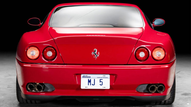 Michael Jordan’s 1997 Ferrari 550 Maranello Just Smashed Sales Records
