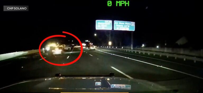 Tesla driver says he was asleep on FSD when he hit CHP car, 2 officers hurt