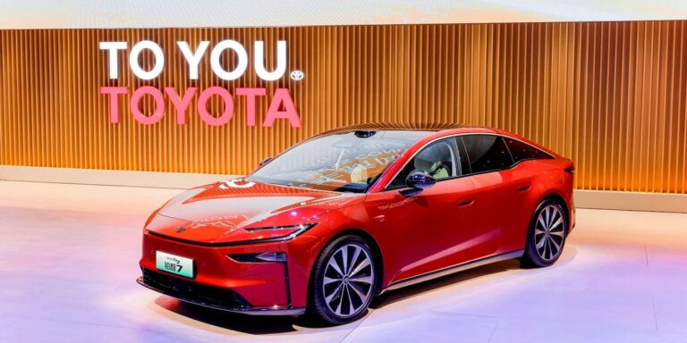 Toyota’s EV sales more than doubled, but gas cars are getting crushed in China
