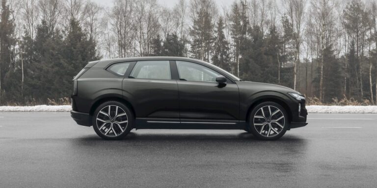 The Volvo EX60 delivered 350+ miles of real-world driving range