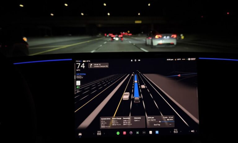 Tesla FSD changed its mind mid-intersection, and it may have saved a life